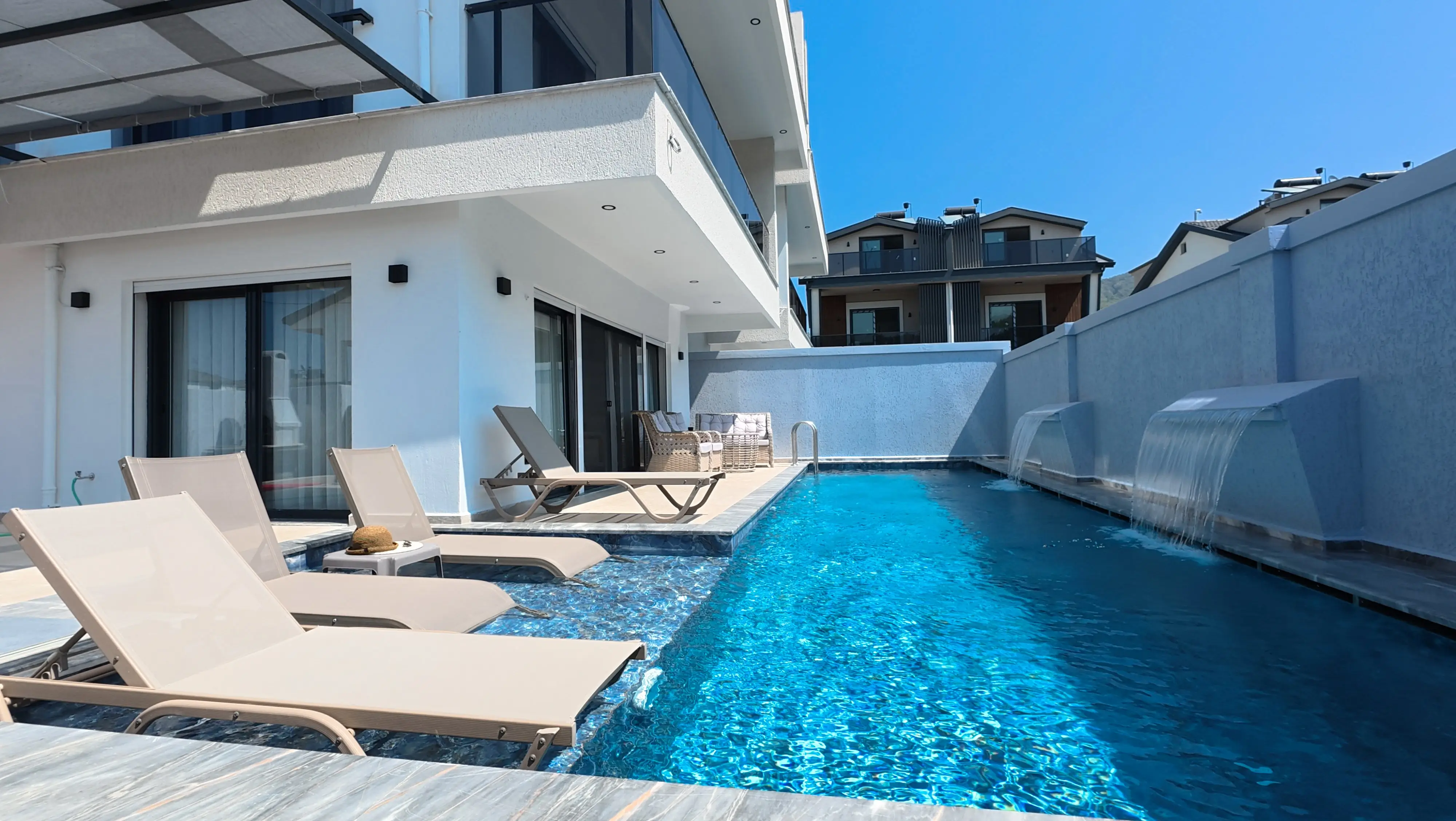 Dış & Havuz - Villa Karakaya'da oda galerisi, Fethiye lüks villa fotoğrafları